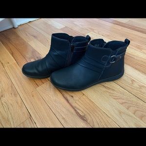 Vegan leather booties